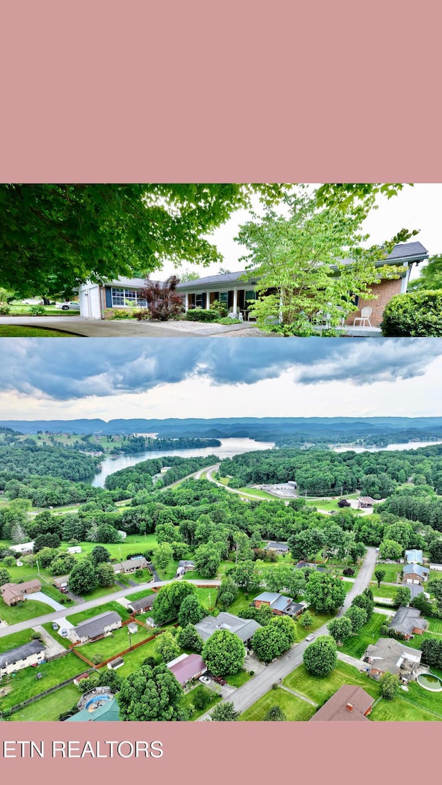 2645 Mountain View Dr, Morristown, TN 37814 - aerial view of a large body of water