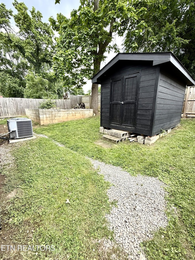 304 Douglas Ave, Knoxville, TN 37921 - view of shed featuring central air condition unit