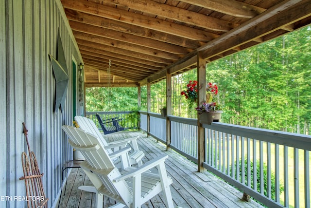 147 Akers Chapel, Jamestown, TN 38556 - view of wooden deck