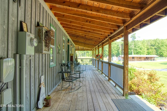 147 Akers Chapel, Jamestown, TN 38556 - view of wooden terrace