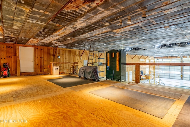 1139 Reagan Valley Rd, Tellico Plains, TN 37385 - misc room with wooden walls