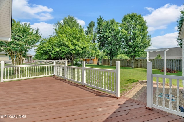 1647 Sams Dr, Dandridge, TN 37725 - view of wooden terrace