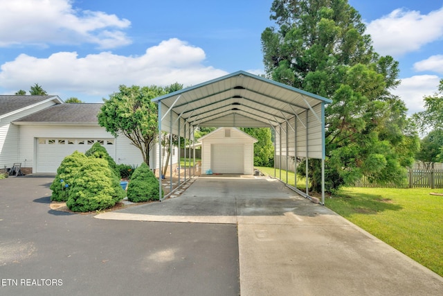 1647 Sams Dr, Dandridge, TN 37725 - view of parking / parking lot featuring a carport and driveway