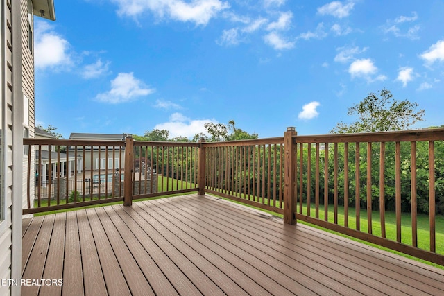 1010 Creek Brook Ln, Seymour, TN 37865 - wooden terrace with a lawn