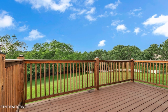 1010 Creek Brook Ln, Seymour, TN 37865 - wooden deck featuring a yard