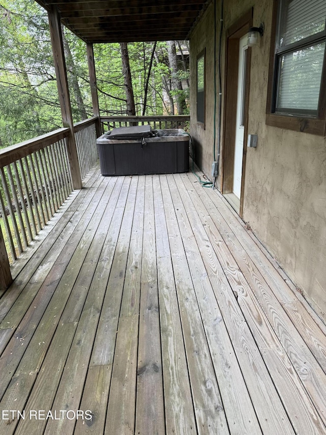 2020 Regans Ridge Way, Sevierville, TN 37876 - deck featuring a hot tub