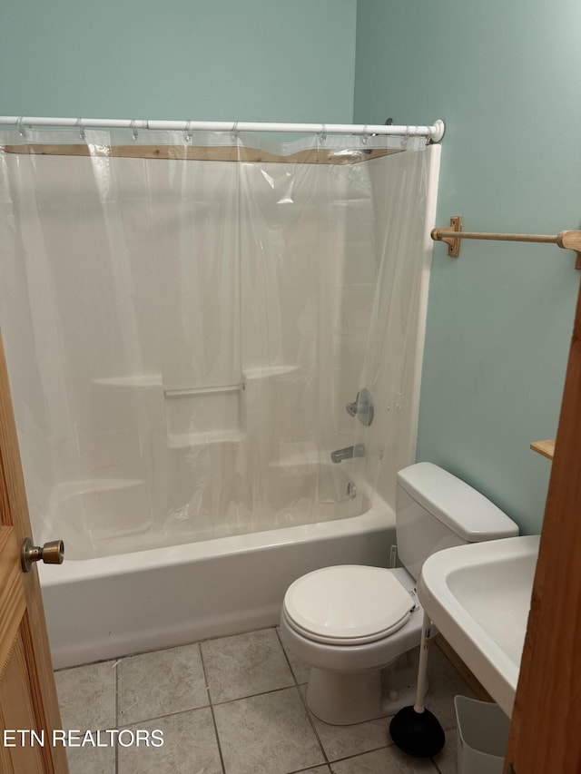 2020 Regans Ridge Way, Sevierville, TN 37876 - full bathroom with shower / bath combo and tile patterned flooring