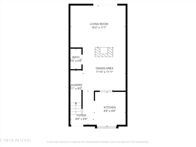 613 Vose Rd Unit B, Alcoa, TN 37701 - floor plan / room layout