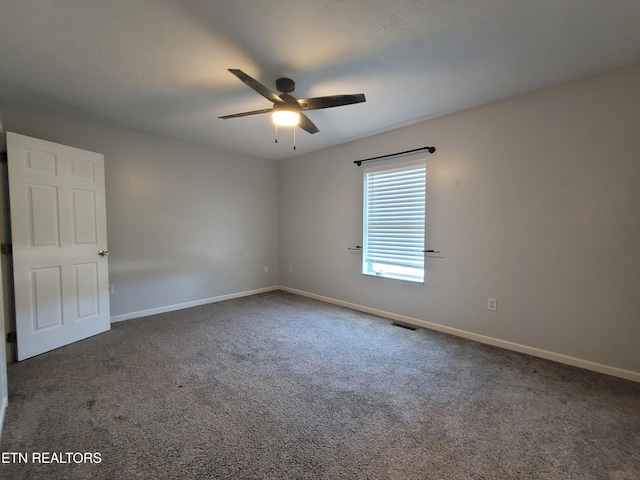 4121 Briggs Loop, Kodak, TN 37764 - carpeted spare room featuring ceiling fan and baseboards