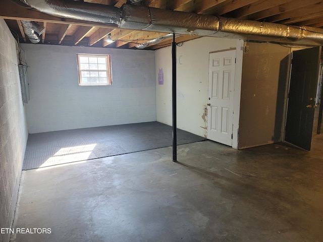 4121 Briggs Loop, Kodak, TN 37764 - below grade area with concrete block wall