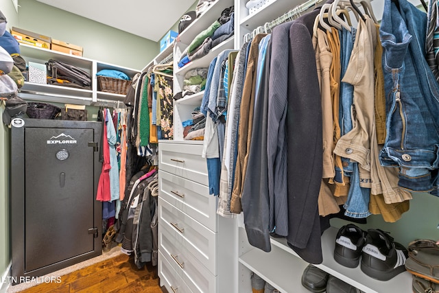 321 Timber Creek Rd, Maynardville, TN 37807 - walk in closet with wood finished floors