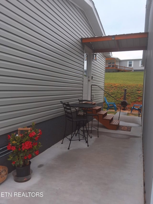 1748 Circle Lake Dr, Dandridge, TN 37725 - view of patio with outdoor dining space