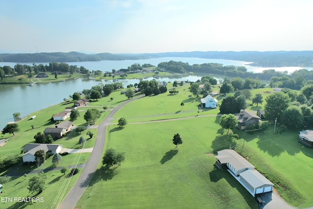1748 Circle Lake Dr, Dandridge, TN 37725 - aerial view of a nearby body of water and a golf course