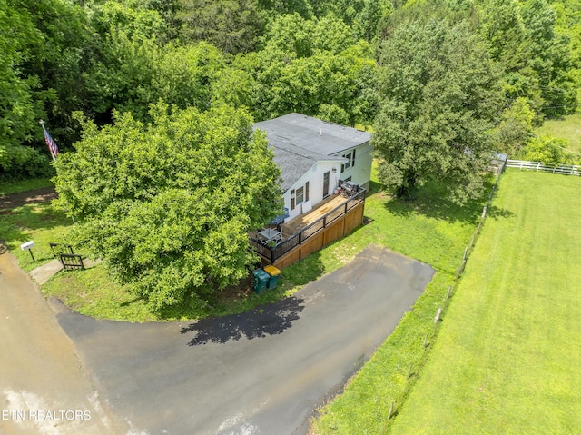 4509 Lifford Ln, Corryton, TN 37721 - aerial view of a heavily wooded area