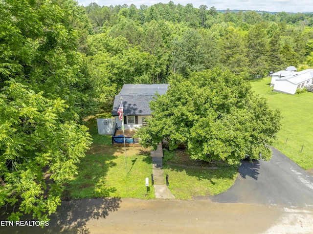 4509 Lifford Ln, Corryton, TN 37721 - view from above of property with a forest
