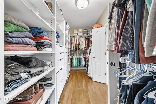 12332 Bonnybridge Ln, Knoxville, TN 37922 - walk in closet featuring light wood finished floors