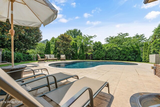 12332 Bonnybridge Ln, Knoxville, TN 37922 - swimming pool with a patio
