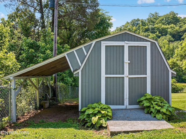 2594 Indian Creek Rd, Thorn Hill, TN 37881 - view of shed with a carport