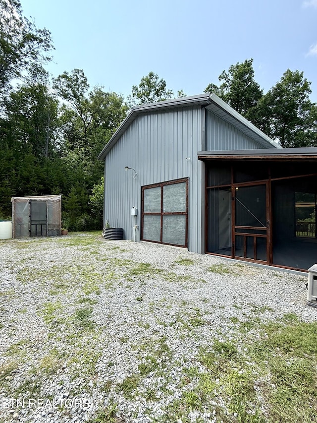 179 Wiggins Rd, Tellico Plains, TN 37385 - view of garage