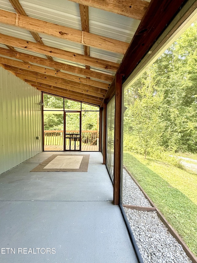 179 Wiggins Rd, Tellico Plains, TN 37385 - view of unfurnished sunroom