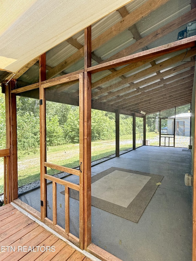 179 Wiggins Rd, Tellico Plains, TN 37385 - view of unfurnished sunroom