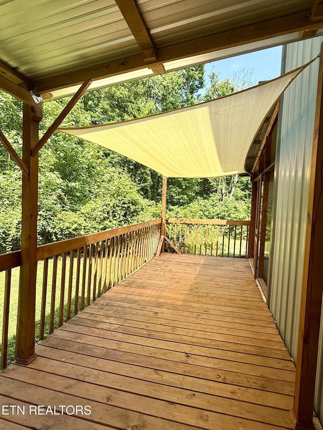 179 Wiggins Rd, Tellico Plains, TN 37385 - view of wooden terrace