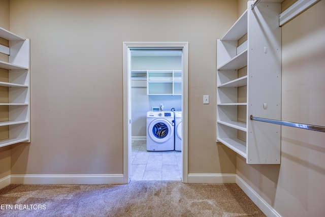 126 Pocola Way, Loudon, TN 37774 - washroom featuring washing machine and dryer and carpet flooring