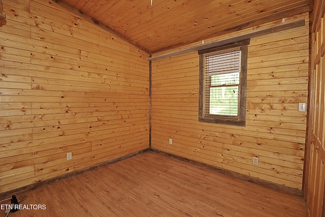 495 Bear Hollow Rd, Oneida, TN 37841 - unfurnished room featuring wood finished floors, wood ceiling, and wooden walls