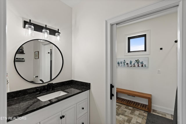 888 Smokey Quartz Blvd, New Tazewell, TN 37825 - bathroom with vanity and baseboards