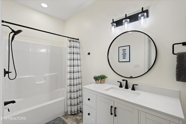 888 Smokey Quartz Blvd, New Tazewell, TN 37825 - bathroom with shower / tub combo and vanity