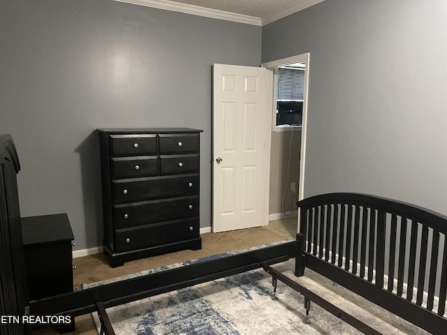 159 Emory Ln, Tazewell, TN 37879 - carpeted bedroom with baseboards and ornamental molding