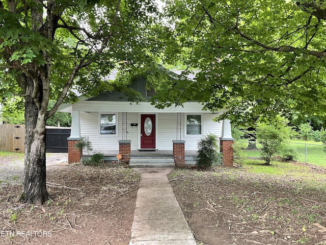 2634 Barton St, Knoxville, TN 37917 - view of front of house with covered porch