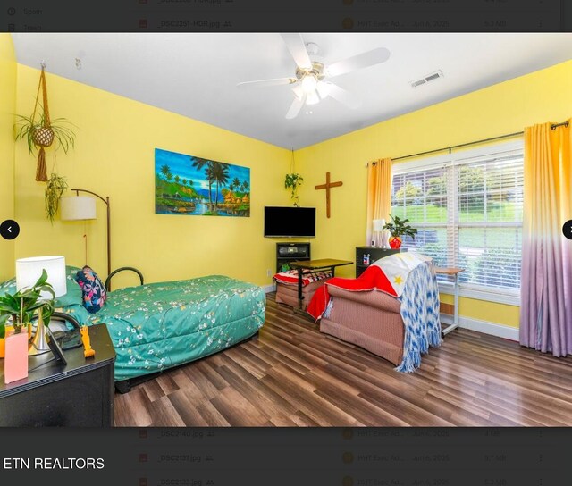 7924 Cedar Stone Ln, Powell, TN 37849 - bedroom with wood finished floors