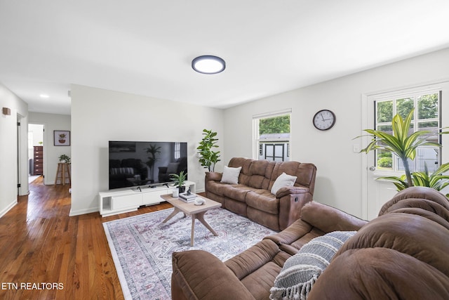 7339 Brookside Dr, Chattanooga, TN 37421 - living room with wood finished floors and baseboards