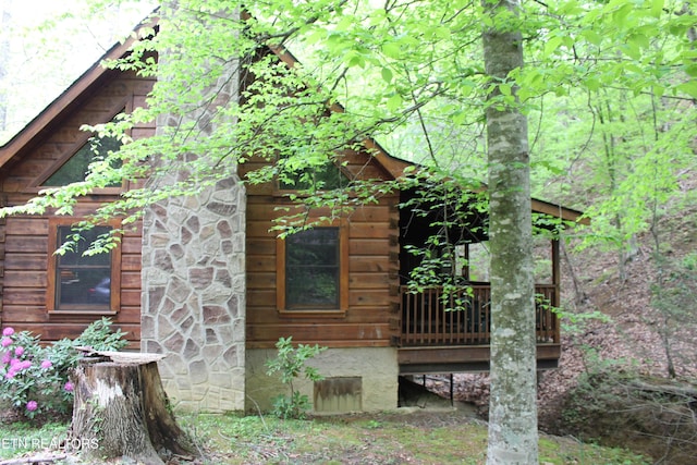 3006 Eagles Claw Way, Pigeon Forge, TN 37863 - view of home's exterior with a deck