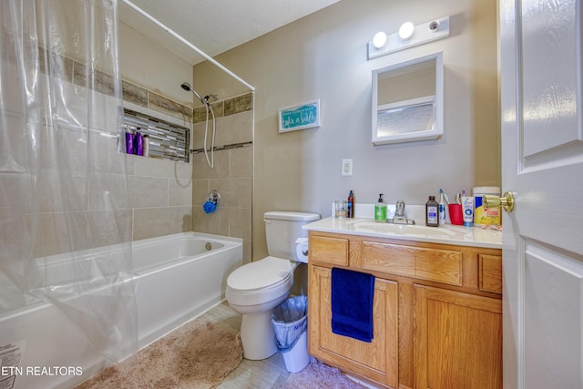 120 Rew St, Oakdale, TN 37829 - bathroom with shower / tub combo with curtain, toilet, and vanity