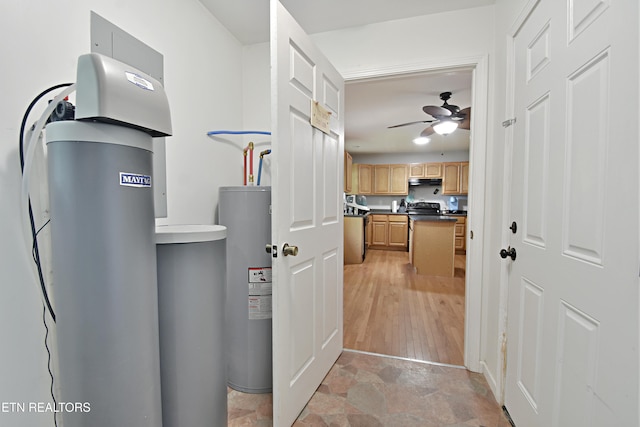 615 Mary St, Russellville, TN 37860 - hall with water heater and light stone finish flooring