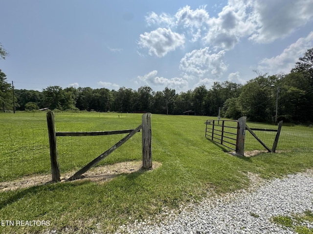 108 Hawn Dr, Crab Orchard, TN 37723 - gate with a view of rural / pastoral area and a forest view