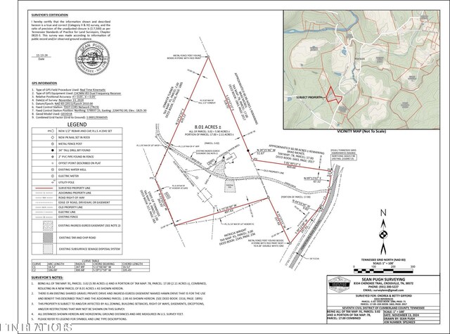 108 Hawn Dr, Crab Orchard, TN 37723 - survey map / technical document