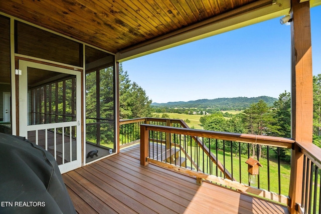 300 County Road 876, Englewood, TN 37329 - deck with a mountain view