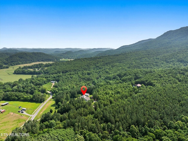 300 County Road 876, Englewood, TN 37329 - bird's eye view of a forest and a mountainous background