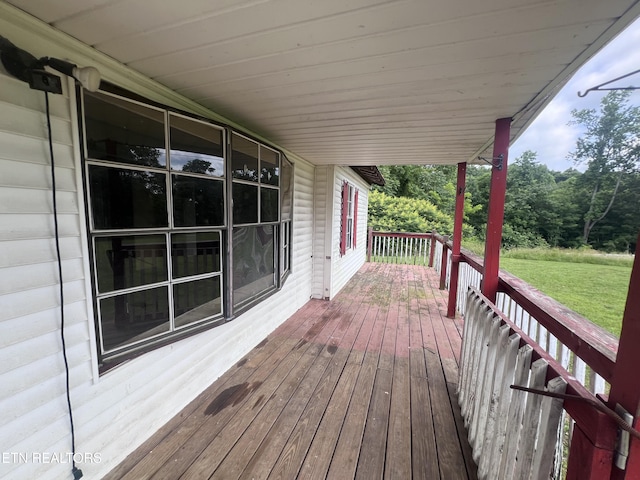 1311 Old Union Rd, Hilham, TN 38568 - view of wooden deck