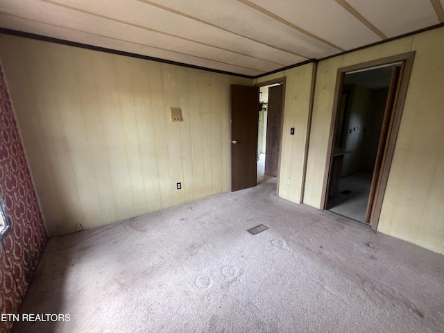 1311 Old Union Rd, Hilham, TN 38568 - carpeted spare room featuring wooden walls