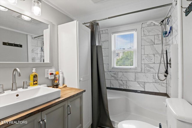 245 Lake Shore Ln, Lafollette, TN 37766 - full bathroom with vanity and shower / tub combo