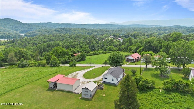 245 Lake Shore Ln, Lafollette, TN 37766 - view of subject property featuring a forest and mountains