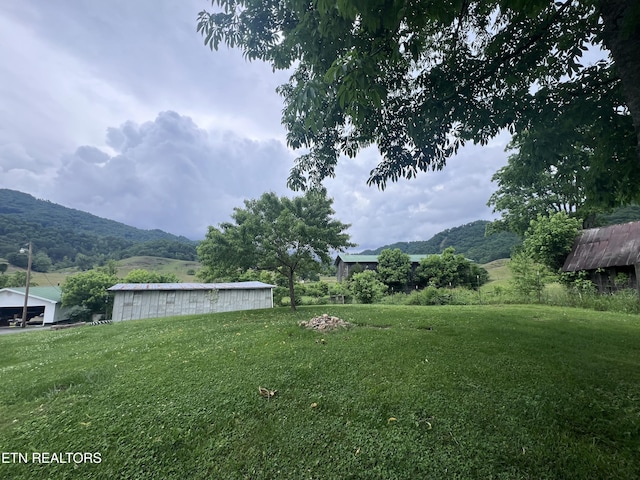 151 Davis Rd, Sneedville, TN 37869 - view of green lawn with a mountain view