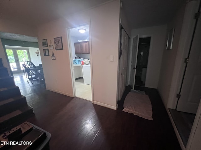 151 Davis Rd, Sneedville, TN 37869 - corridor featuring wood finished floors and baseboards