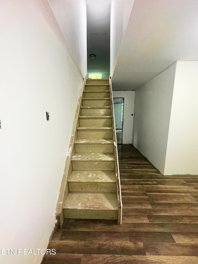 5936 Thorn Grove Pike, Knoxville, TN 37914 - stairs with wood finished floors