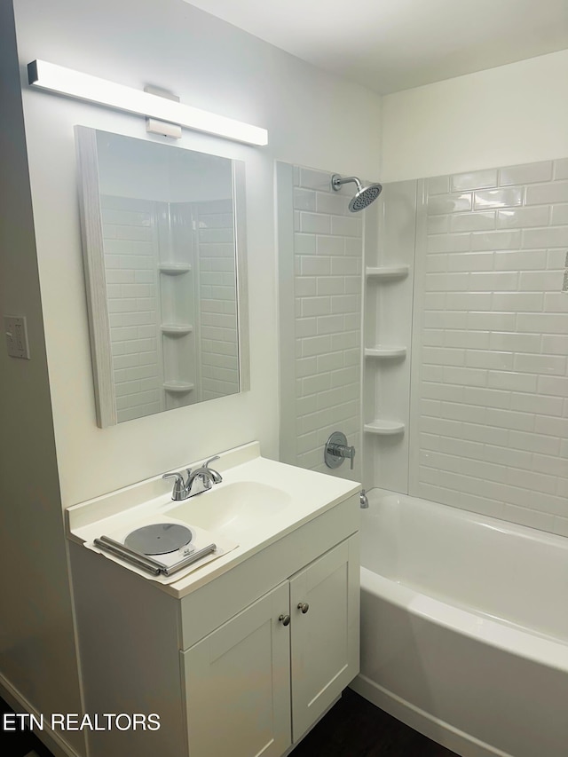 5936 Thorn Grove Pike, Knoxville, TN 37914 - full bath featuring vanity and washtub / shower combination