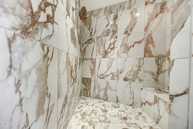 201 Crown Jewel Ln, Lafollette, TN 37766 - bathroom featuring tiled shower